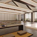 Zen Inspired Yoga Fitness Studio With Neatly Arranged Mats And Bright Interior