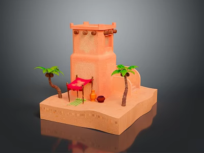 Ancient Desert Houses Desert Houses Desert Houses Desert Buildings Residential Houses Residential Houses Houses 3d model