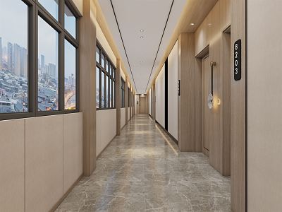 The Modern Corridor 3d model