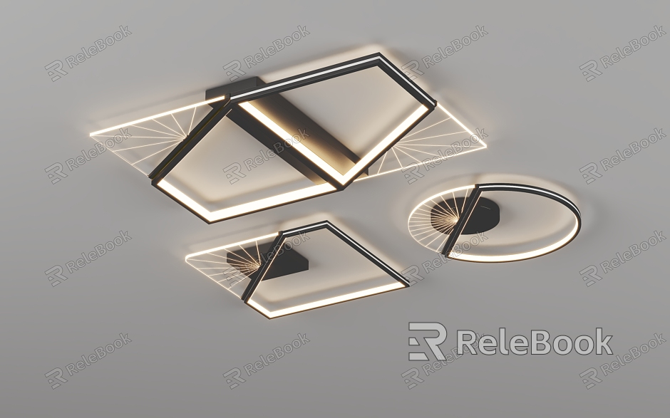 Creative acrylic ceiling lamp model