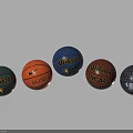 Assorted Basketball Sports Equipment With Wilson Nike Elite NCAA NBA Logos