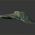 Ancient Architecture on Mountain Top Surrounded by Lush Green Vegetation and Trees