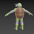 Teenage Mutant Ninja Turtles Game Character Animation Character Cartoon Character Animation Character 3d model