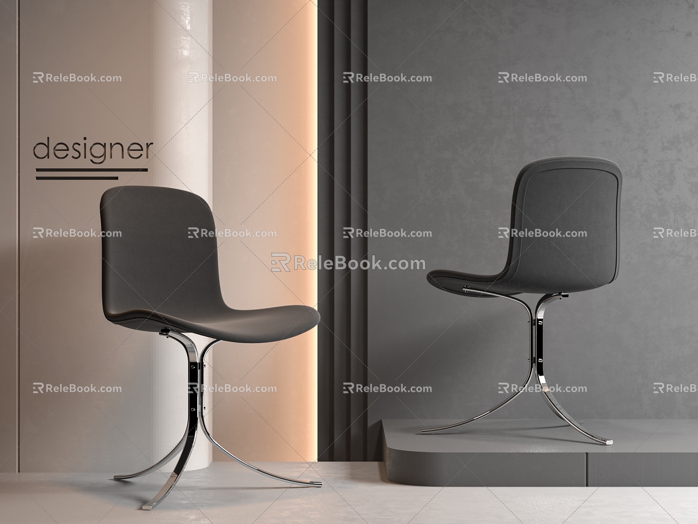 single chair 3d model