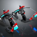 Modern Sci-Fi Equipment Sci-Fi Items Sci-Fi Components High-Tech Components 3d model