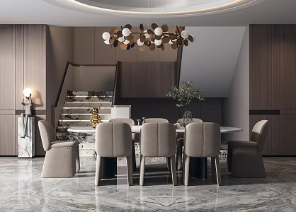 Modern Restaurant 3d model