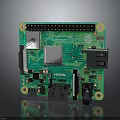 Green Electronic Development Board With USB HDMI Ports And Microchip Components
