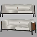 Modern double sofa 3d model
