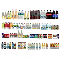 Diverse Range of Beverages Including Bottled Canned and Packaged Drinks With Assorted Flavors