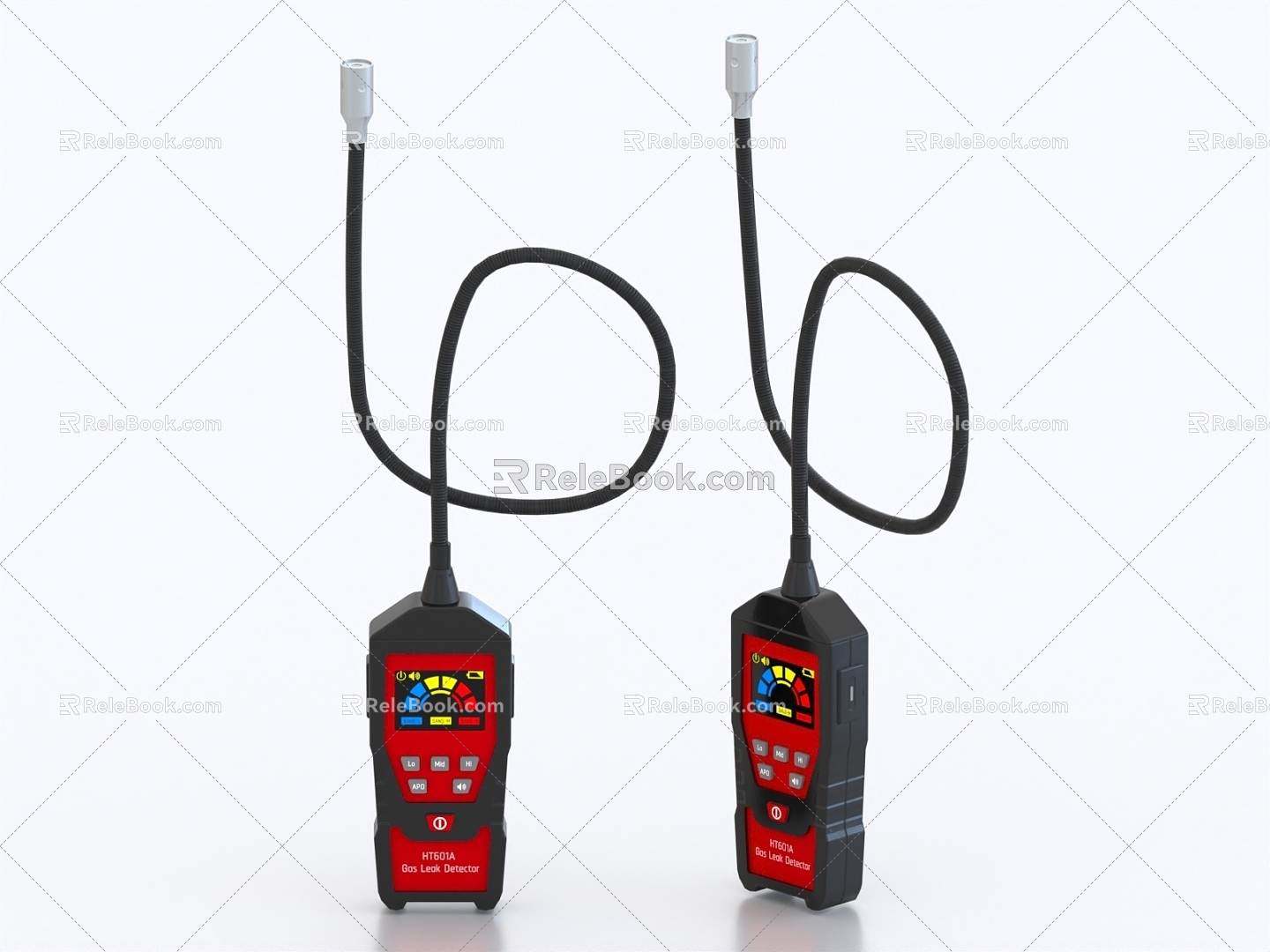 Gas leak detector tester test instrument 3d model