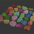 Rock Block Rock Block Rock Specimen Boulder Big Stone Block Rock Stratum Rock Stratum Rock Stratum Rock 3d model