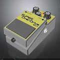 Boss SD-1 Super Overdrive Effect Pedal With Yellow Panel And White Body