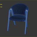 Modern Leisure Chair with Gray Fabric Upholstery Light Wood Armrests and Legs