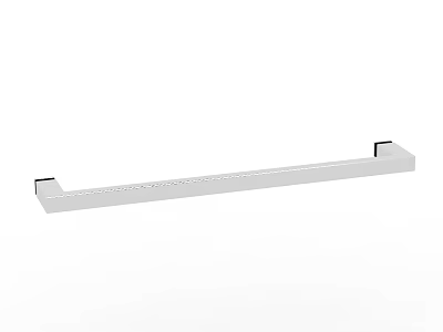 Sleek Modern White Long Handle For Cabinet Furniture With Smooth Finish And Durable Design 3d model
