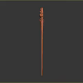 modern scepter ancient scepter walking stick ancient walking stick 3d model