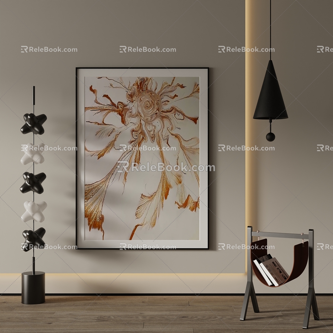 decorative painting 3d model