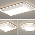 Modern Ceiling Light Ceiling Light Living Room Lamps White Light 3d model