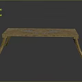 Marble Top Bench With Carved Floral Patterns And Slender Curved Legs For Modern Home Decor