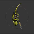 Modern robot lizard machine lizard mechanical lizard mech lizard 3d model