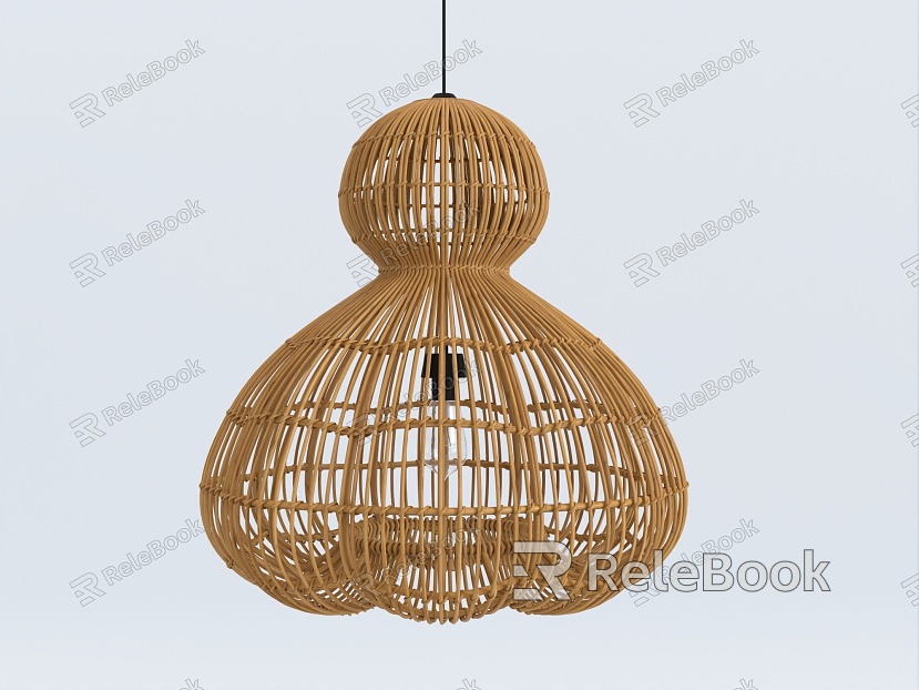 Handmade Rattan Chandelier Japanese Style Rattan Chandelier Homestay Chandelier Restaurant Handmade Lamps Pastoral Dining Table Rattan Lamps model