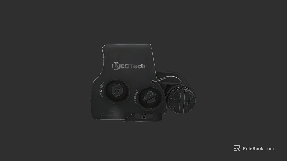 EOtech Weapon Holographic Sight with Adjustable Dials and Durable Design 3d model