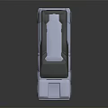 Sleek Modern Futuristic Car With Silver Metallic Exterior And Reflective Surface