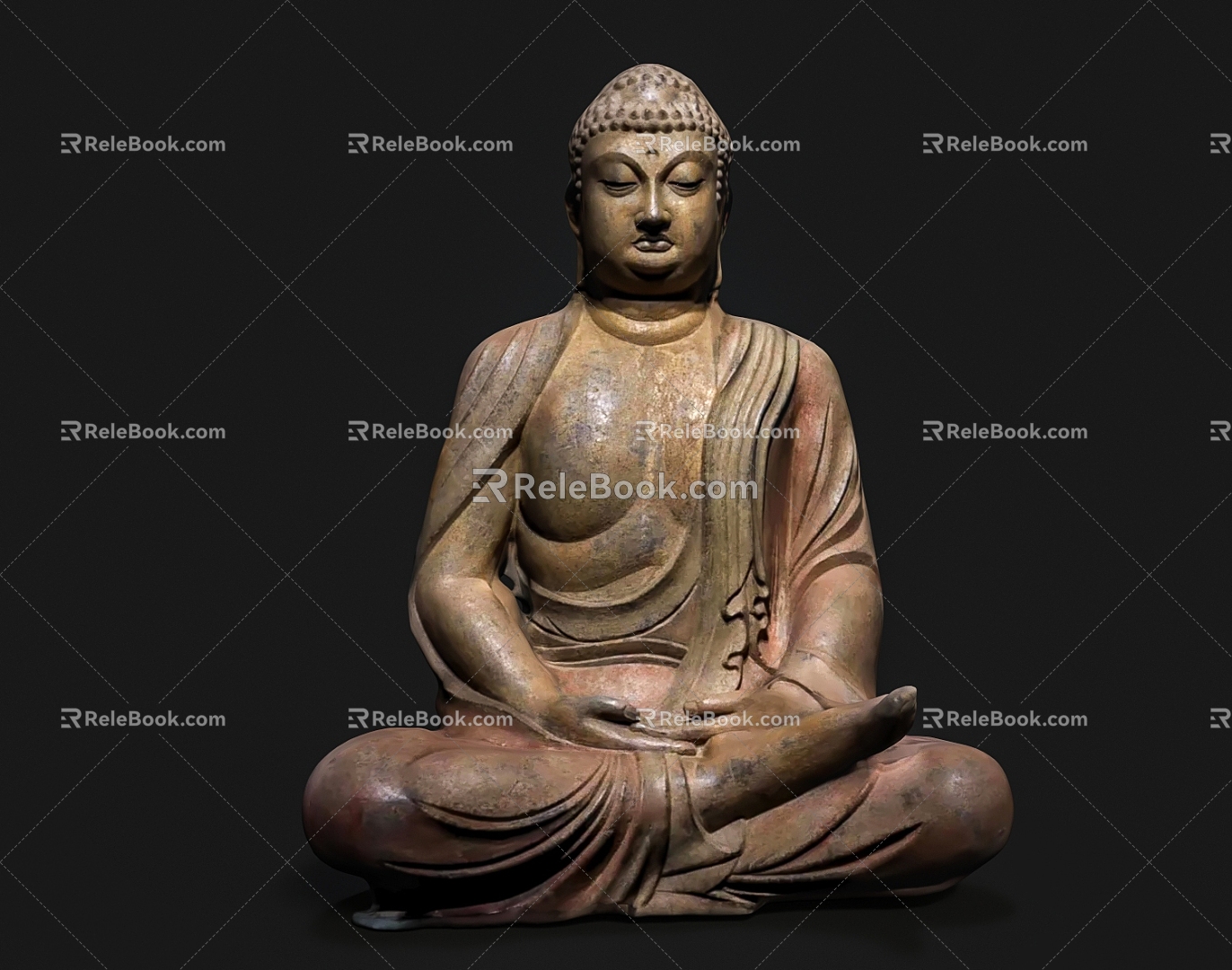 Buddha Buddha Buddha Head Historical Relics Bodhi Buddha Department Master Master Sanzang 3d model