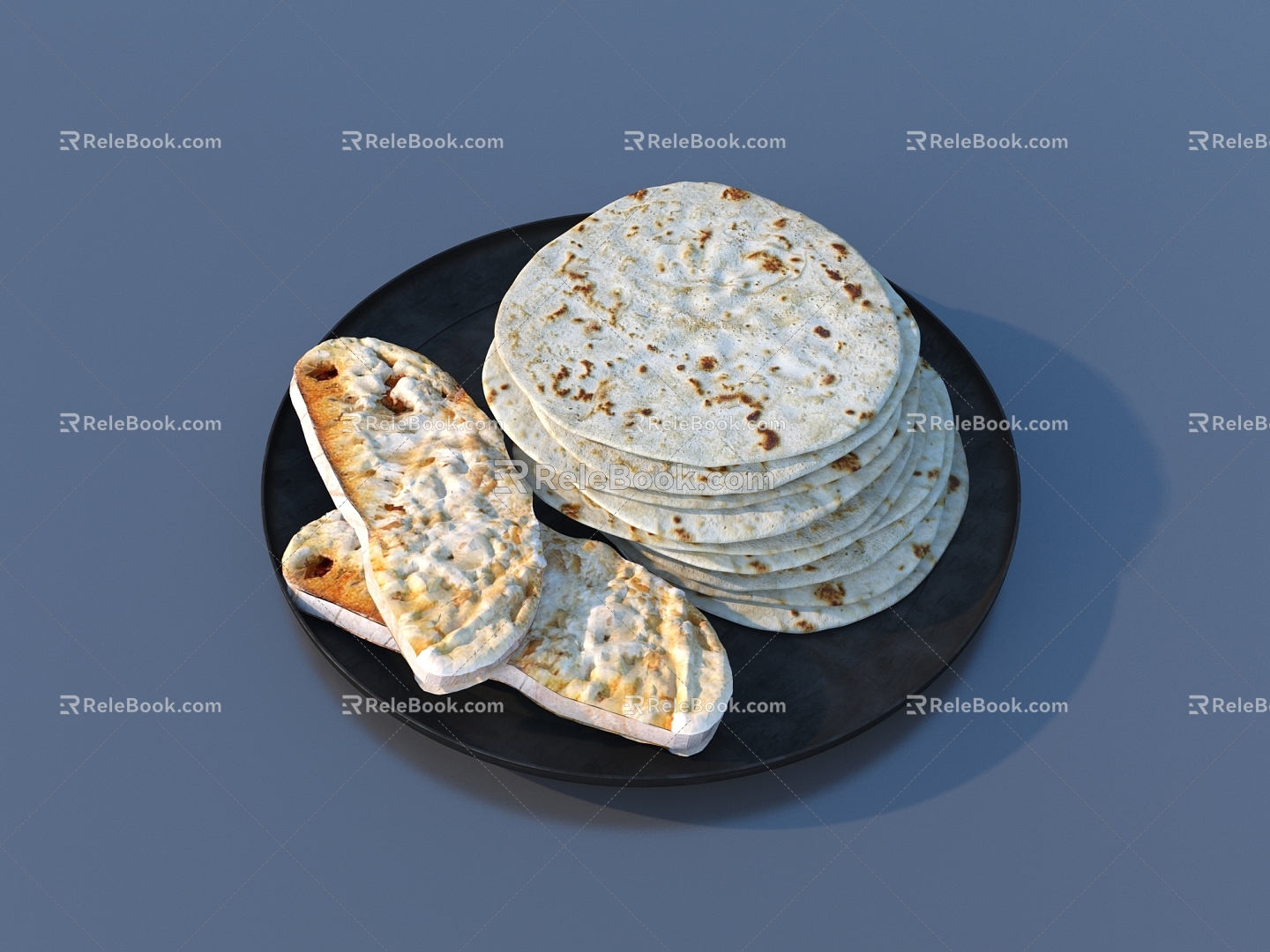 Pancake Pancake Pancake Gourmet Food 3d model