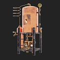 Wine Distillation Machine Distillation Machine 3d model