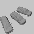 Old Rusty SUVs Featuring White And Silver Weathered Vehicles In Row