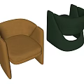 Single sofa 3d model