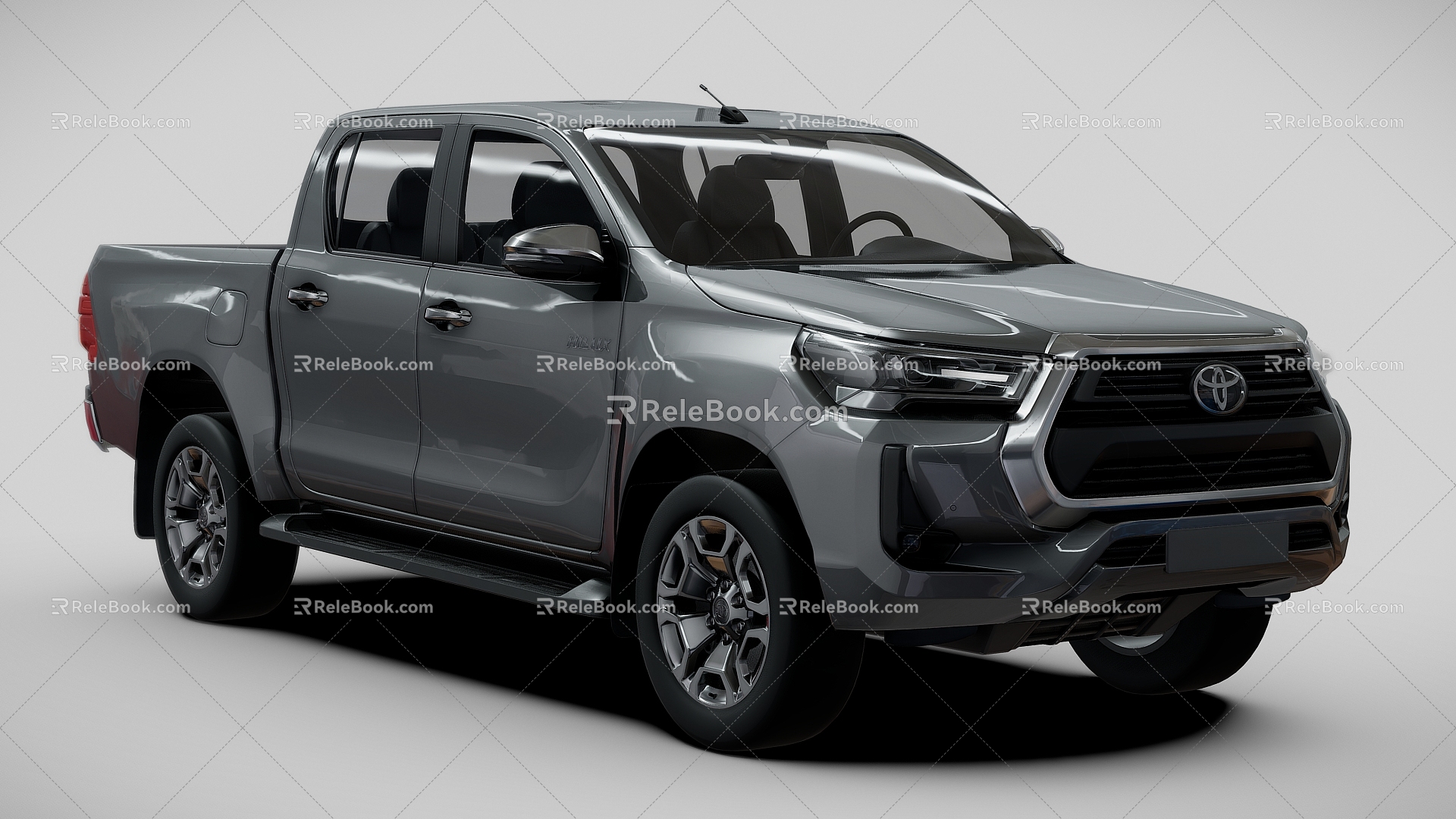 Pickup Truck Pickup Toyota Hilux Car Off-Road Vehicle 3d model