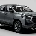 Gray Toyota Pickup Truck Exterior Design