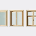 Modern window combination 3d model