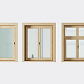 Modern window window combination 3d model