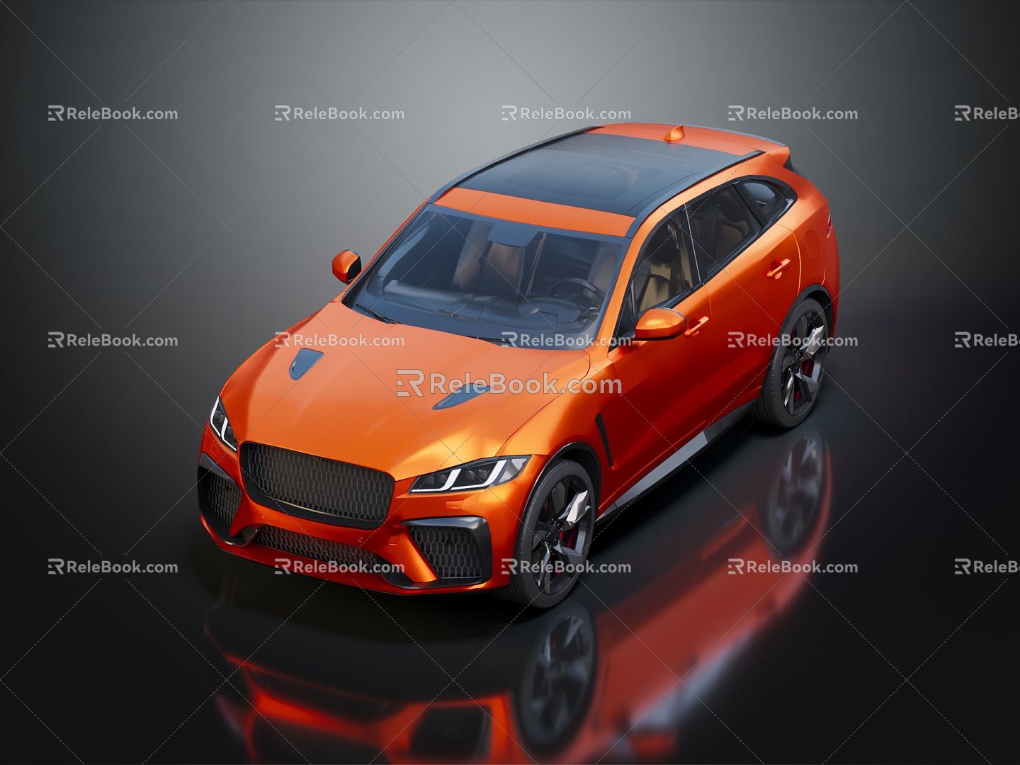 Hyundai car business car station wagon 3d model