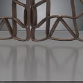 Ornate Wrought Iron Fence Design With Stone Pillars And Geometric Finials