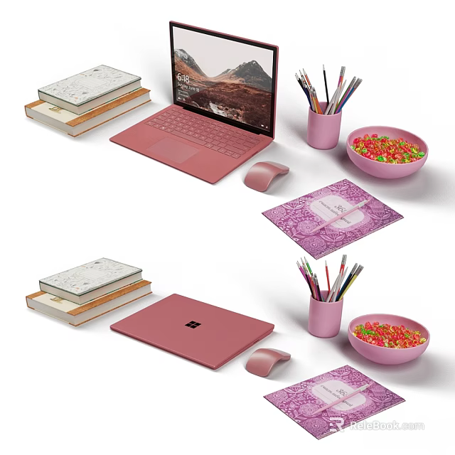 Stylish Modern Wall Decor With Artistic Prints And Decorative Frames For Home Interior 3d model