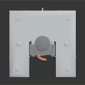 Industrial Metal Mechanical Equipment With Aluminum Frame And Copper Wire Connection