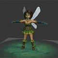 Modern Game Character Fairy Elf Little Monster 3d model