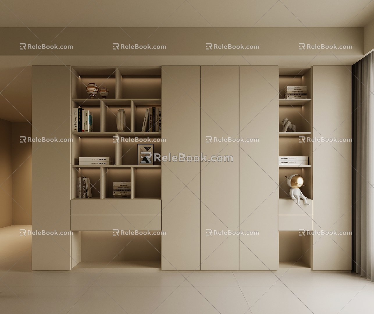 Bookcase 3d model