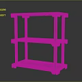 Sturdy Three Tier Storage Shelf For Efficient Home Garage Office Organization