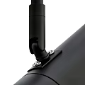 Sleek Modern Track Mounted Spotlights in White and Black Adjustable Design
