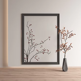 New Chinese Decorative Painting 3d model