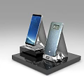 Display Shelves With Black Base Triangular Stand For HUAWEI Mobile Phones Blue Sky Screen