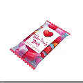 Colorful Wrapped Valentine's Day Heart Candies Perfect For Romantic Gifts And Celebrations