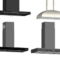 Modern range hood 3d model