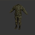 Military Uniform, Camouflage Uniform, Special Force Clothing, Special Force Clothing, Soldier Clothing, Soldier Equipment, Soldier Clothing 3d model