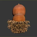 Two Fresh Orange Fruits On Brown Textured Bases Against Dark Background