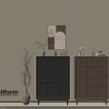 Modern Wood Grain Cabinet Ins Style Minimized Style Cabinet Entire Cabinet Sideboard Cabinet Balcony Cabinet Storage Cabinet Home Entrance Cabinet 3d model